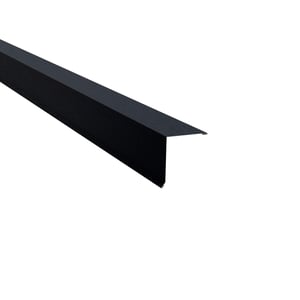 Lessenaarsdak nokafsluiting staal 0,50 mm antracietgrijs (RAL 7016) met 80 µm Shimoco coating