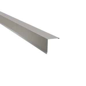 Lessenaarsdakafsluiting aluminium Zilver-Metallic, 0,70 mm, 25 µm polyestercoating, hoofdaanzicht