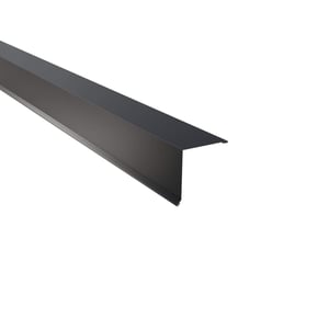 Nok lessenaarsdak | 11,5 x 11,5 cm | 85° | Staal 0,63 mm | 25 µm Polyester | 7016 - Antracietgrijs