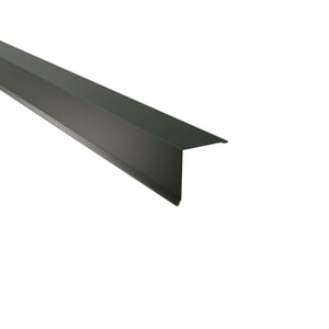 Nok lessenaarsdak | 11,5 x 11,5 cm | 85° | Staal 0,75 mm | 25 µm Polyester | 6020 - Chroomoxydegroen