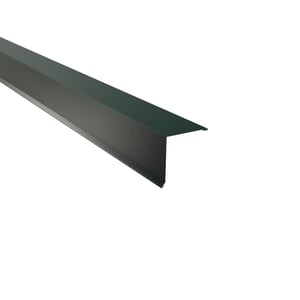 Nok lessenaarsdak | 11,5 x 11,5 cm | 85° | Aluminium 0,70 mm | 25 µm Polyester | 6005 - Mosgroen