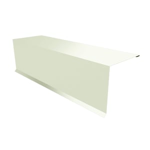 Lessenaarsdakafsluiting Grijswit (RAL 9002) van 0,75 mm staal, hoofdweergave, 25 µm polyestercoating