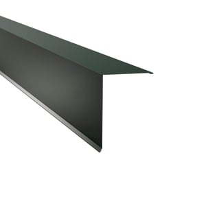 Lessenaarsdak nokafsluiting mosgroen RAL 6005, 0,50 mm staal met 60 µm Puramid coating, hoofdweergave