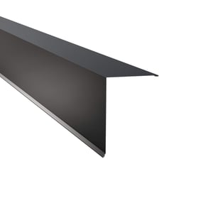 Nok lessenaarsdak | 20 x 25 cm | 80° | Staal 0,50 mm | 60 µm Puramid | 7016 - Antracietgrijs