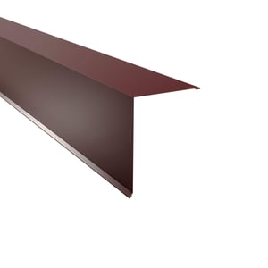 Lessenaarsdak nokafsluiting Weckman staal 0,50 mm wijnrood RAL 3005, hoofdweergave