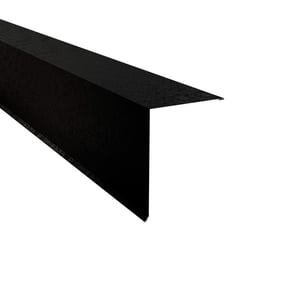 Lessenaarsdak nokafsluiting Gitzwart RAL 9005 staal 0,50 mm met 80 µm Shimoco coating, hoofdweergave