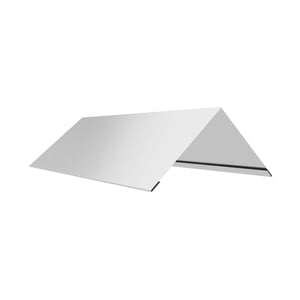 Nokstuk vlak Lichtgrijs RAL 7035, 0,75 mm staal, hoofdweergave