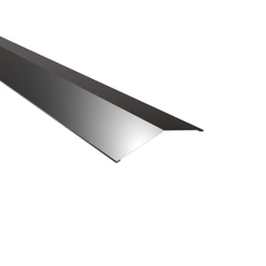 Nokvorst plat Gitzwart RAL 9005 van 0,50 mm staal, hoofdweergave