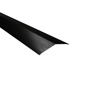 Nokvorst vlak 14,5x14,5 cm, zwart mat (RAL 9005), 0,50 mm staal, 35 µm matpolyester coating