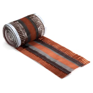 Nokvorst- / Hoekkeperband | Rol 5,00 m | Breedte 23 cm | 8004 - Terracotta