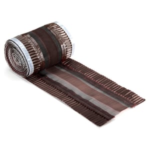 Nokvorst- / Hoekkeperband | Rol 5,00 m | Breedte 23 cm | 8017 - Chocoladebruin