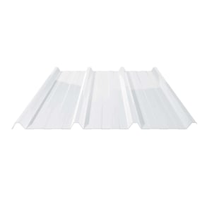 Polycarbonaat damwandplaat | 45/1000 | 1,00 mm | Helder | 2,00 m