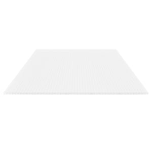 Polycarbonaat kanaalplaat | 16 mm | Breedte 98 cm | Opaal wit | 3,00 m
