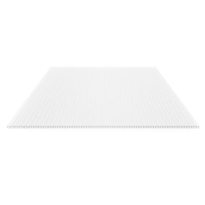 Polycarbonaat kanaalplaat | 16 mm | Breedte 98 cm | Opaal wit | X-Structuur | 3,00 m