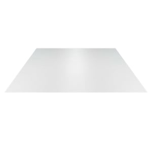 Polycarbonaat kanaalplaat 4,5 mm, helder, vrijstaand, bovenaanzicht