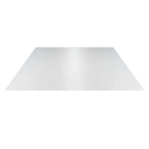 Polycarbonaat kanaalplaat 6 mm, helder, vrijstaand, bovenaanzicht