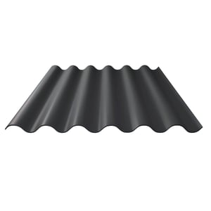 Stabipol polyester lichtplaat donkergrijs, 1,80 mm, golfprofiel, hoofdweergave