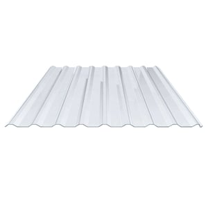 PVC damwandplaat | 20/1100 | 1,40 mm | Helder, licht blauw getint | Dak | 2,00 m