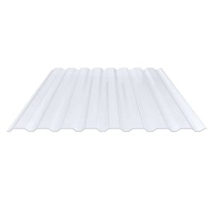 PVC damwandplaat | 20/1100 | 1,40 mm | Helder, licht blauw getint | Wand | 2,00 m