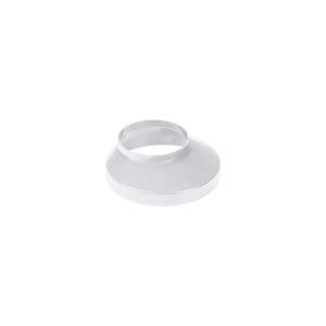 Standbuiskap van grijs PVC van Plastmo, conische vorm met cilindrische opening, hoofdweergave