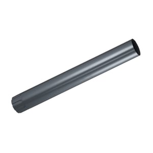 Regenpijp van staal, antracietgrijs (RAL 7016), 50 µm polyurethaan coating, schuin van boven
