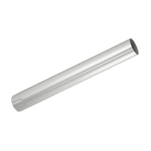 Regenpijp van staal, zilver-metallic (RAL 9006) met 50 µm polyurethaan coating, hoofdweergave