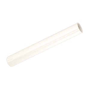 Regenpijp van staal, zuiverwit (RAL 9010) met 50 µm polyurethaan coating, hoofdweergave