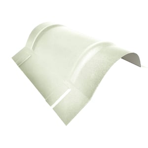 Nokvorst halfrond groot, Grijswit RAL 9002, 0,50 mm staal, 25 µm polyester coating, hoofdweergave