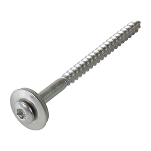 RVS schroeven | Voor ECO profiel | 4,5 x 65 mm E16 | 15 mm ring