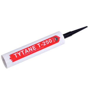 Siliconenkit Tytane T-250, wit, koker met zwarte doseertuit