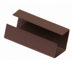 Sneeuwvangrooster verbinder van verzinkt staal, RAL 8017 chocoladebruin, hoofdweergave
