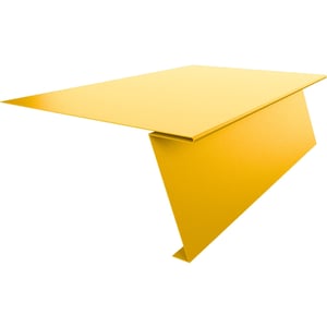 Startprofiel voor felsplaat PD-510-S, Koolzaadgeel, 0,50 mm staal, 25 µm polyestercoating, hoofdaanzicht