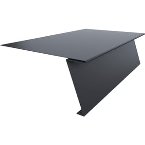 Startprofiel voor felsplaat PD-510-S, staal 0,50 mm, grafietgrijs RAL 7024, 25 µm polyestercoating