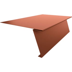 Startprofiel voor felsplaat PD-510-S, koperbruin, 0,50 mm staal, 25  polyester coating