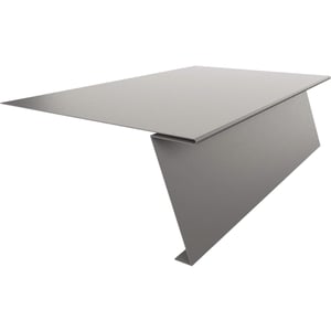 Startprofiel voor felsplaat PD-510-S, 0,50 mm staal, grijs aluminiumkleurig, 25 µm polyester