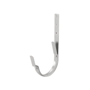 Universele gootbeugel veer/veer van staal, Zilver-Metallic, vrijstaand