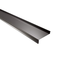 Vensterbank | 5 cm x 11,5 cm x 4 cm x 2,00 m | Staal 0,63 mm | 25 µm Polyester | 8017 - Chocoladebruin