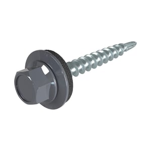 Verzinkte schroeven | Voor montage dal op houten constructie | 4,8 x 35 mm E14 | Grafietgrijs