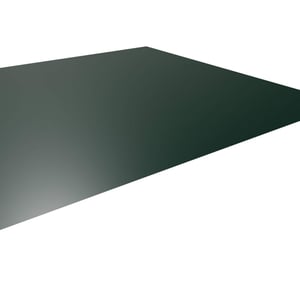 Vlakke plaat aluminium 0,70 mm mosgroen RAL 6005, hoofdweergave