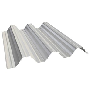 Hoogprofiel T92P dakplaat Grijswit (RAL 9002), 0,63 mm staal, 25 µm polyester coating