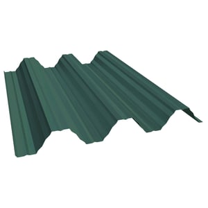Damwandplaat T92P dak mosgroen RAL 6005, 0,75 mm staal, hoofdweergave