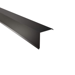 Gevelpan Gitzwart 0,50 mm, hoofdaanzicht schuin van boven