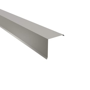Windveer aluminium Zilver-Metallic, 0,70 mm, hoofdaanzicht