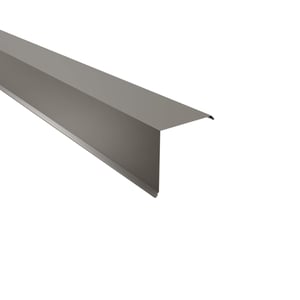 Gevelpan aluminium 0,70 mm RAL9007, hoofdaanzicht, 25 µm polyestercoating