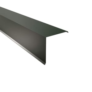 Windveer 20x20 cm Chroomoxydegroen, 0,75 mm staal, 25 µm polyester coating, hoofdaanzicht