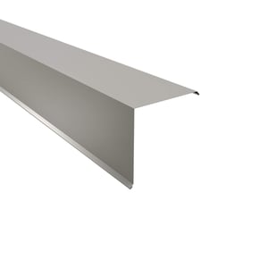 Gevelhoek Aluminium Zilver-Metallic, 0,70 mm, bovenaanzicht