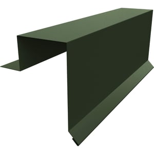 Gevelhoek Stehfalzprofiel PD-510-S, matgroen RAL 6020, 0,50 mm staal, 35 µm matpolyester coating
