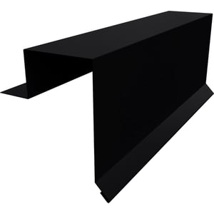 Gevelpan Stehfalzprofiel PD-510-S in zwart (RAL 9005) van 0,50 mm staal met PURMAT® coating