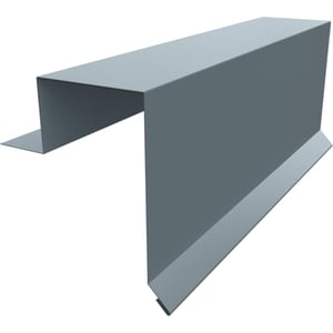 Gevelpan Stehfalzprofiel PD-510-S Pelsgrijs, 0,50 mm staal, hoofdaanzicht