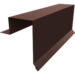 Gevelpan Stehfalzprofiel PD-510-S van staal, 0,50 mm, RAL 8017 Chocoladebruin, 25 µm polyester
